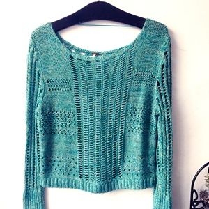 Free People Boho Knit Sweater
